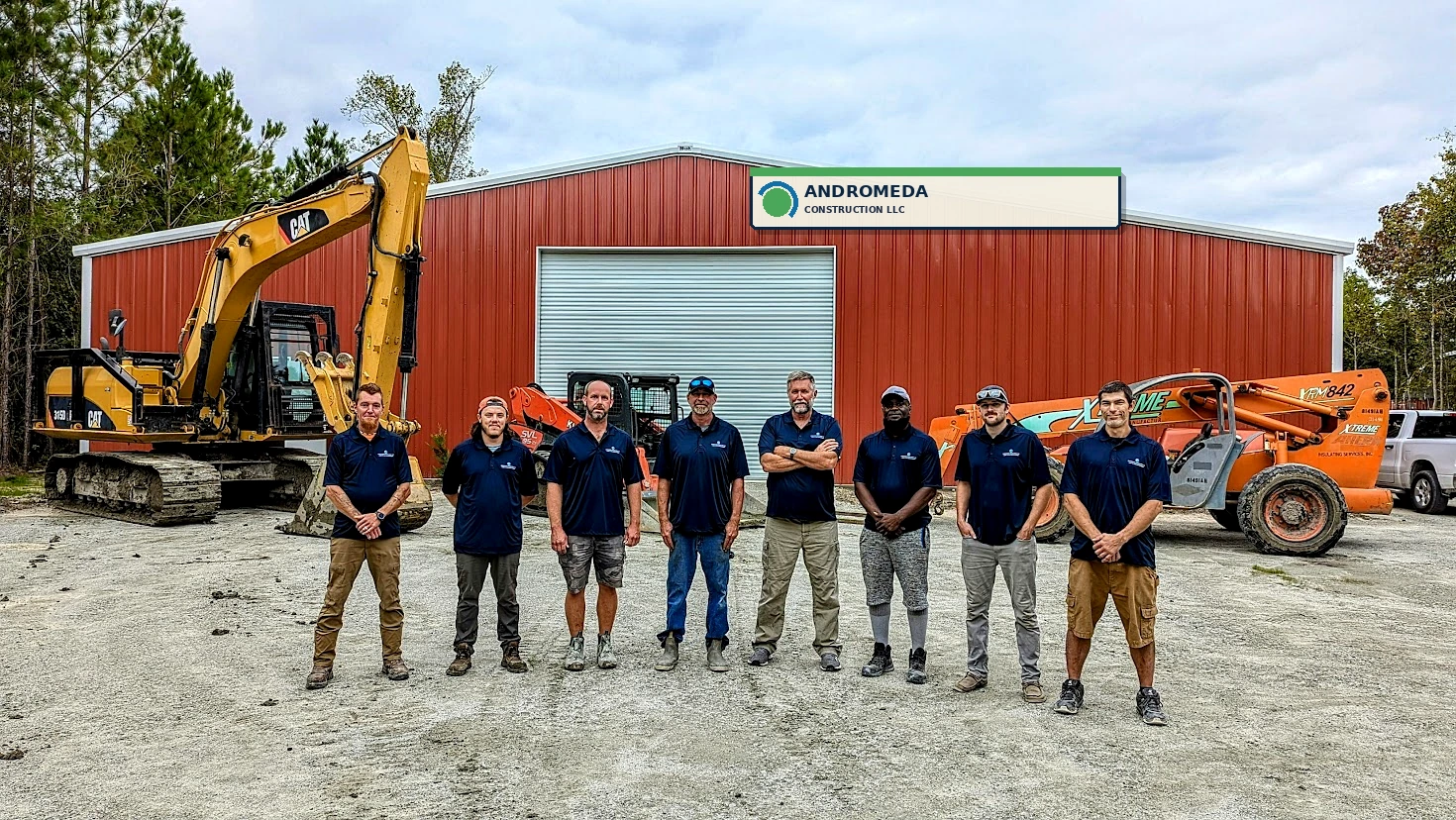 Andromeda yard and team