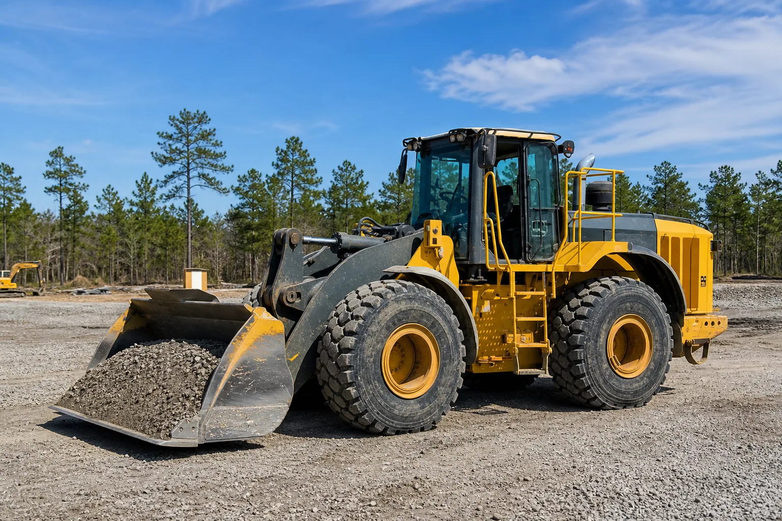 John Deere 824K Wheel Loader in action