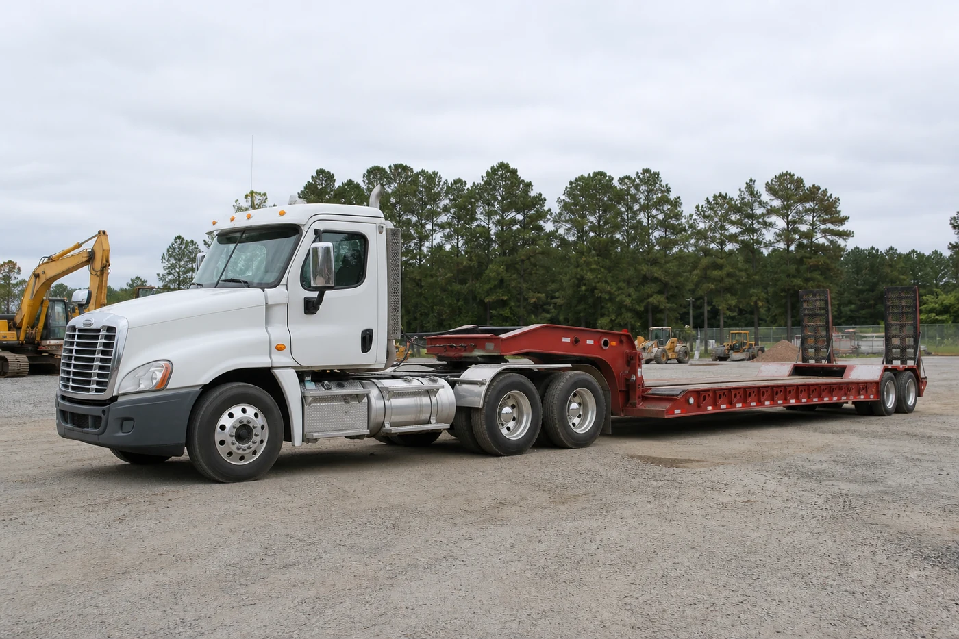 Freightliner Road Tractor (Diesel) in action