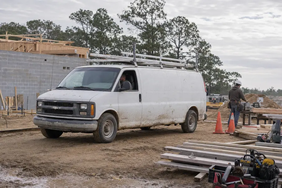 Chevy Econoline 2500 Van in action