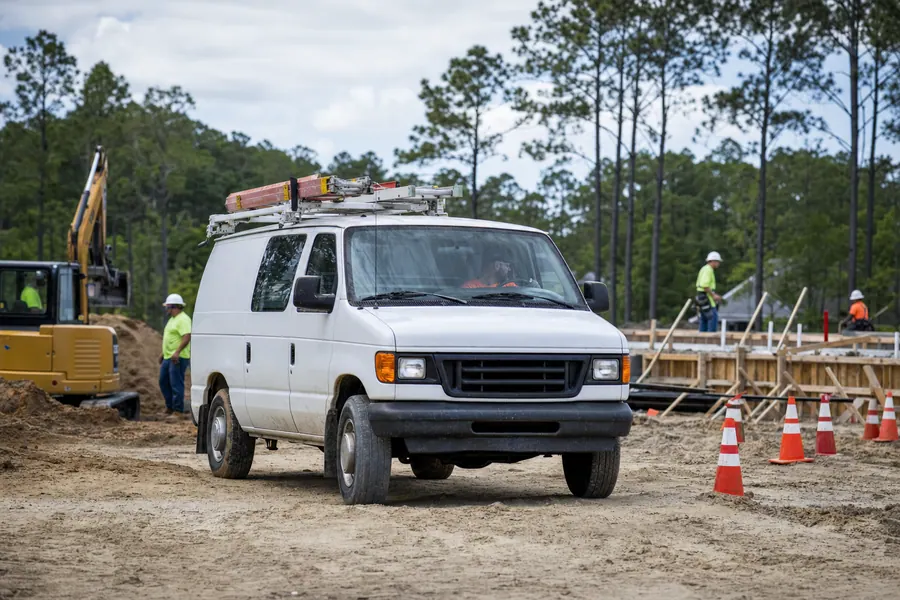 Ford Econoline Van in action