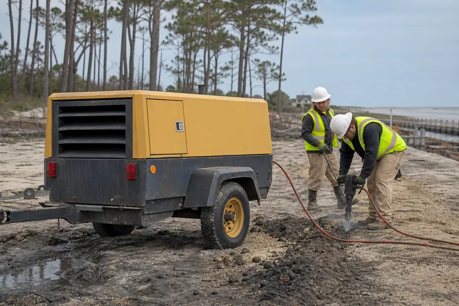 Air Compressors in action