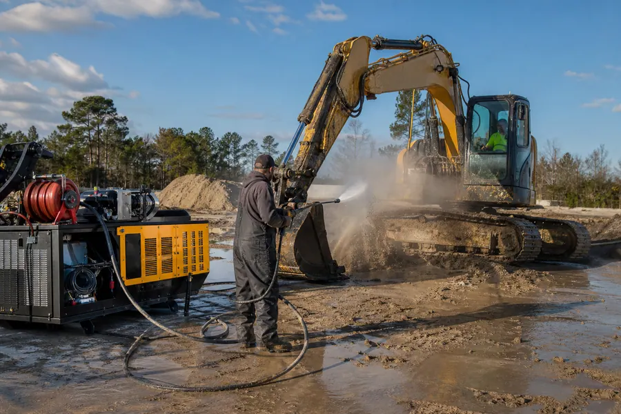Steam Jennies / High-Pressure Sprayers in action