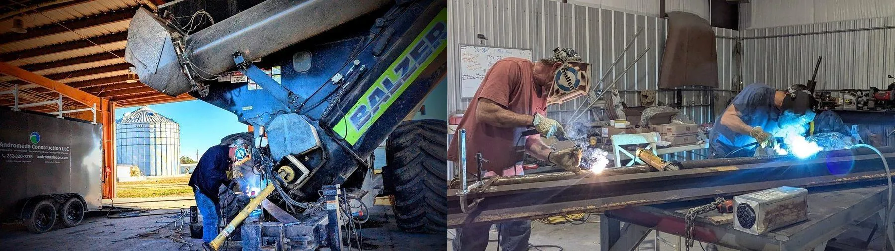 On-site structural steel welding and fabrication
