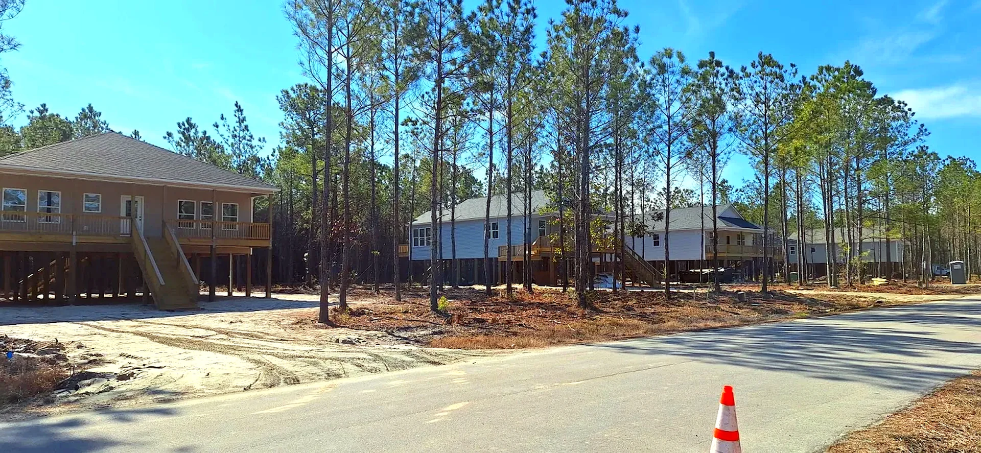 Raised cottages and site work by Andromeda Construction