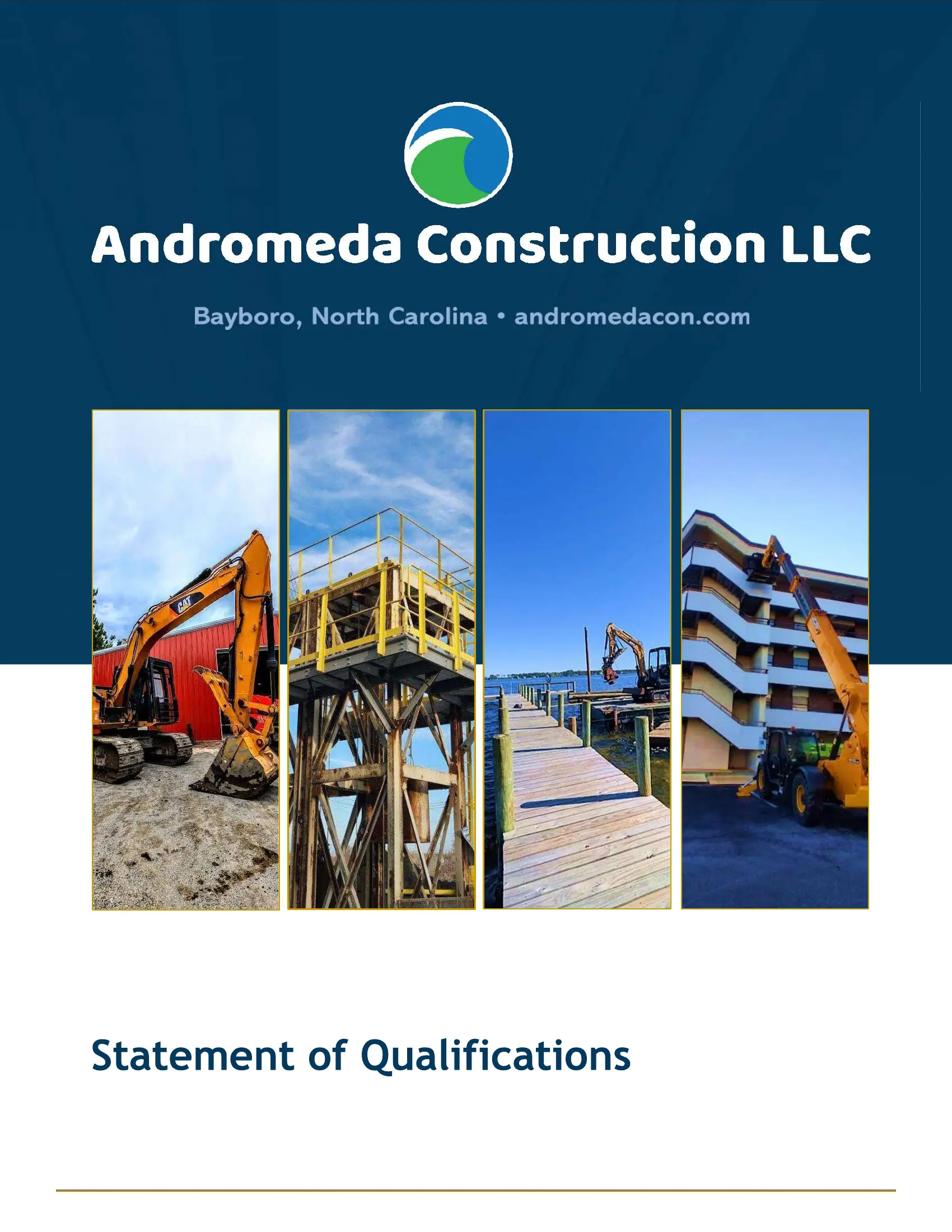 Statement of Qualifications page 1 — Cover